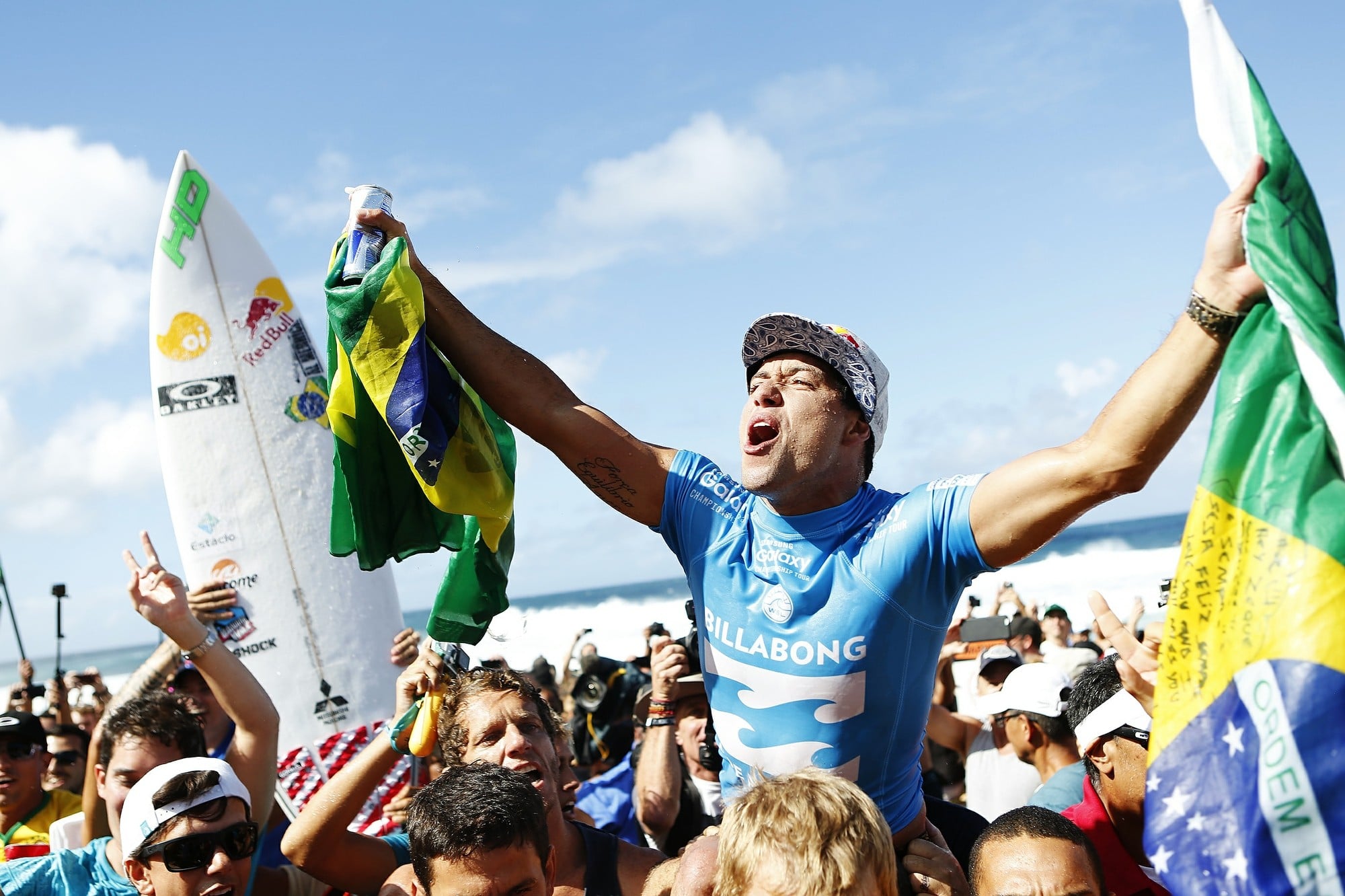 Adriano de Souza campeão mundial de surf 2015