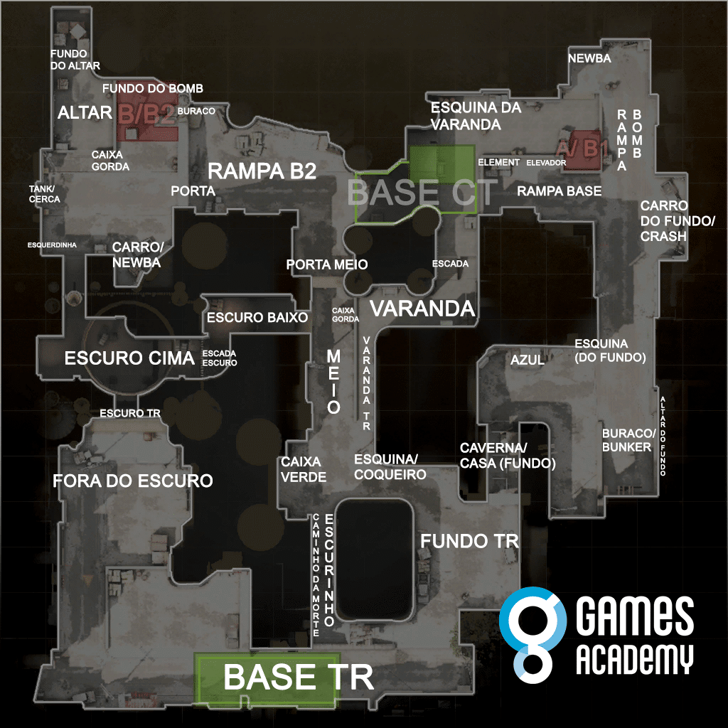 como jogar cs:go nomes da dust II