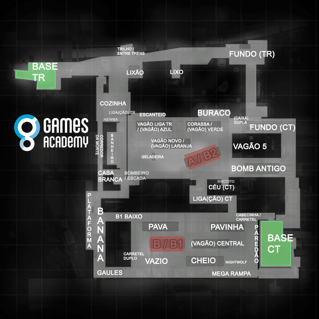 como jogar cs:go nomes da train