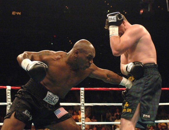 Golpe baixo no boxe