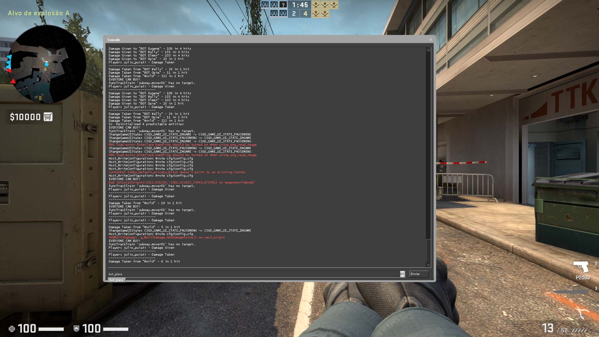 CS:GO: como configurar treino usando a lista de comandos no FPS, e-sportv