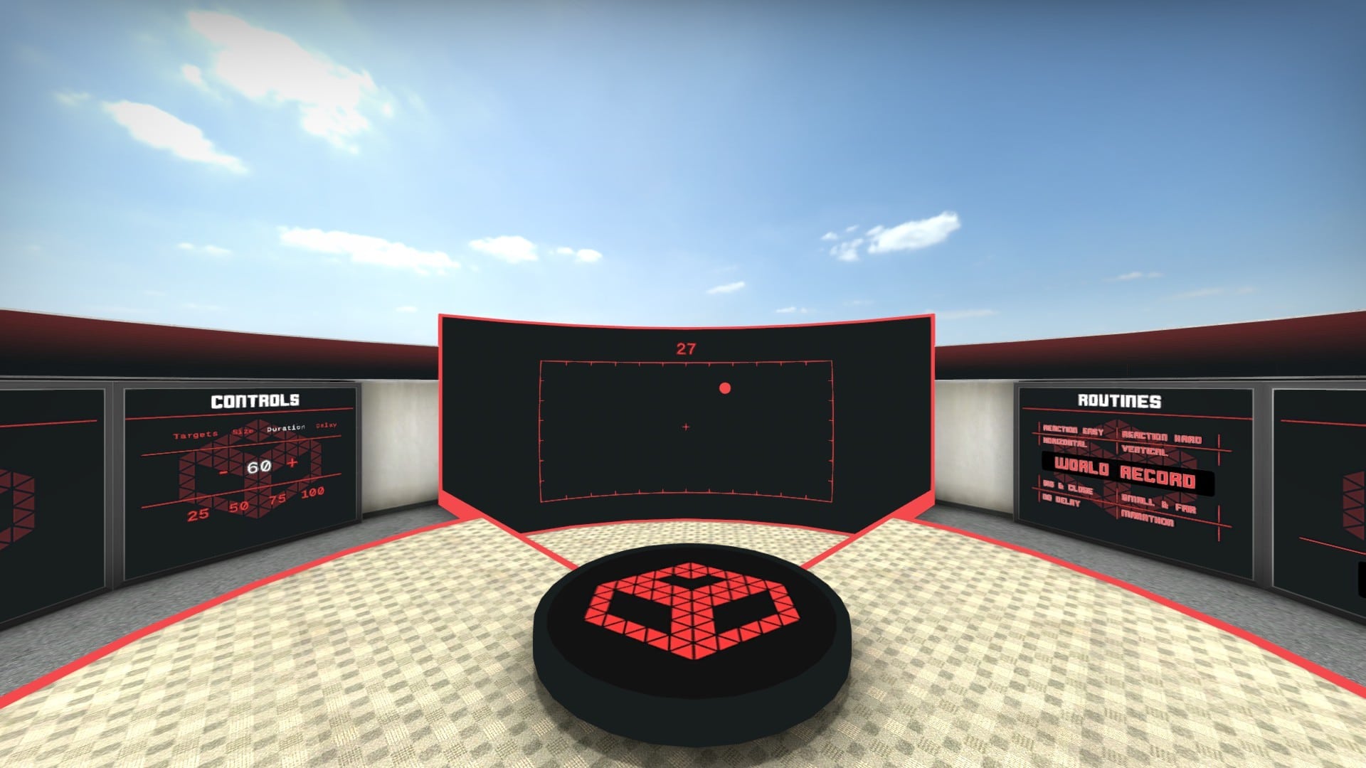 mapa csgo Yprac Aim Arena