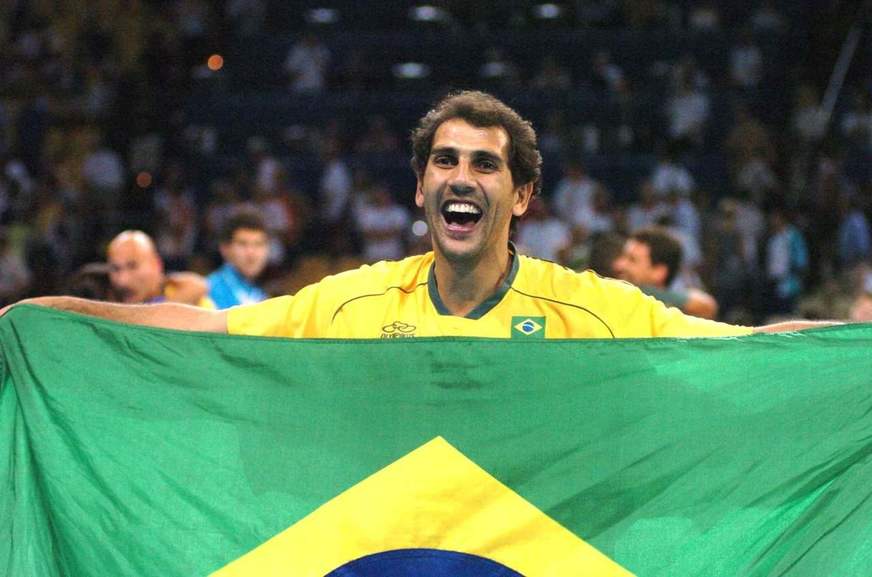 Maurício levantador da seleção brasileira