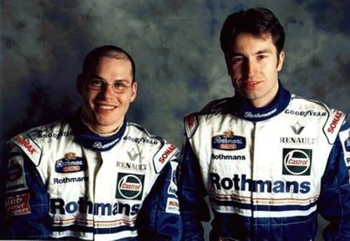 Villeneuve e Frentzen pilotos da Williams em 1997