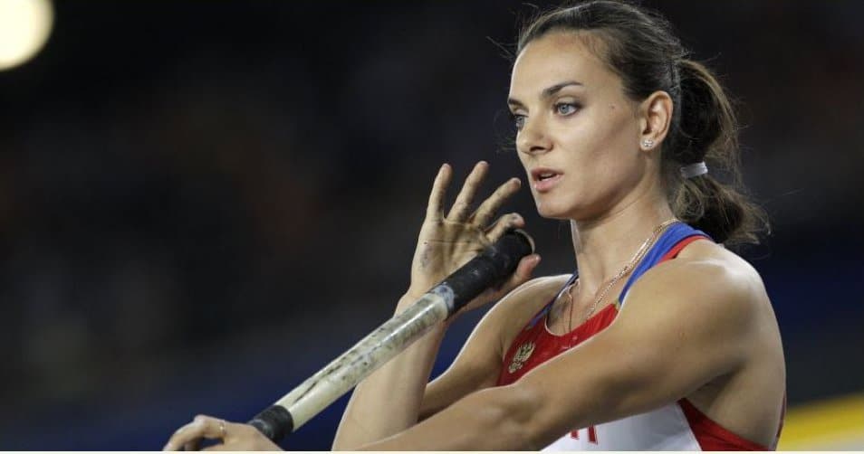 Yelena Isinbayeva é dona do recorde mundial do salto com vara