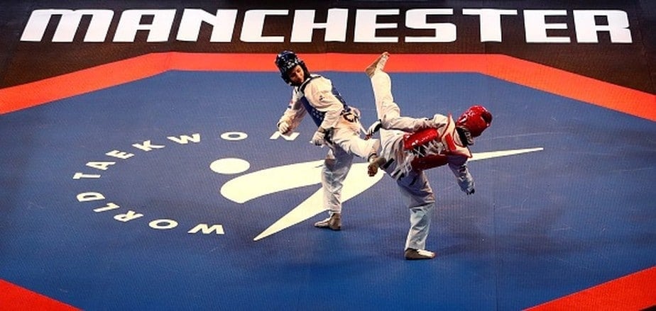 Área de combate do Taekwondo