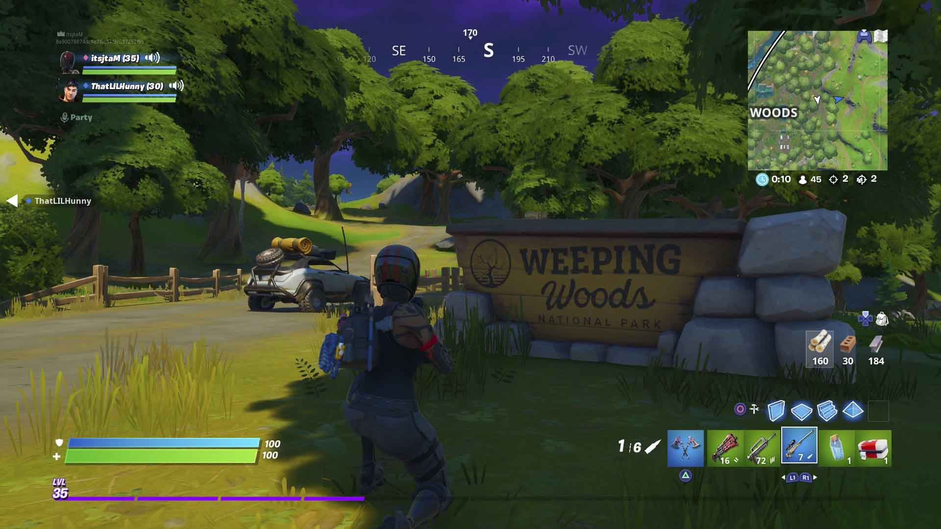 bosque choroso fortnite