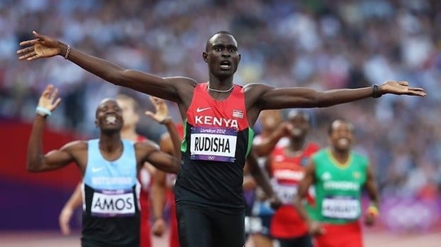David Rudisha é recordista mundial dos 800 metros rasos