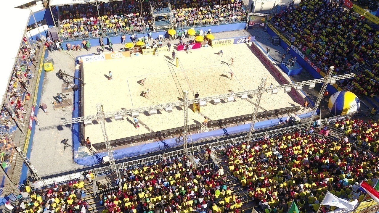 Itapema-SC recebe uma das etapas do Circuito Mundial de Vôlei de Praia