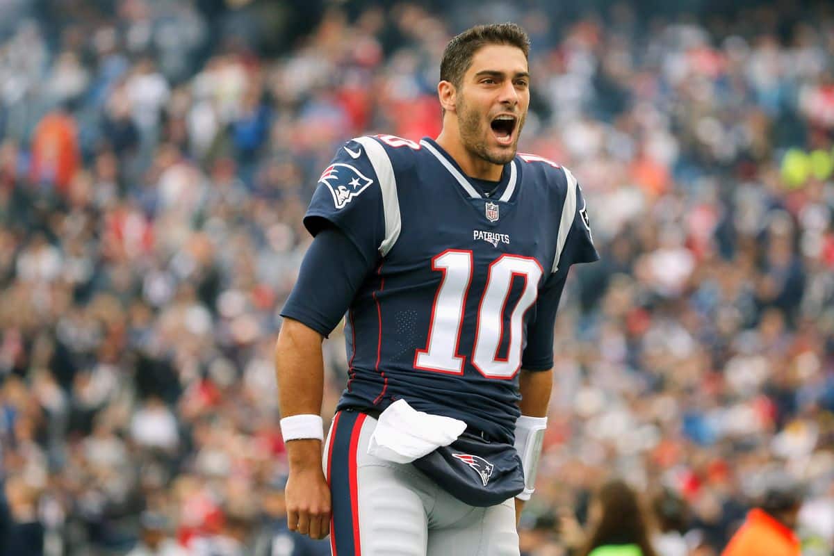 Jimmy Garoppolo no New England Patriots