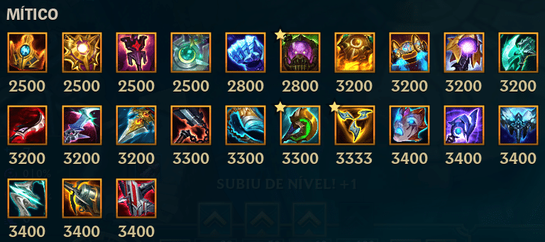 lista de itens miticos lol