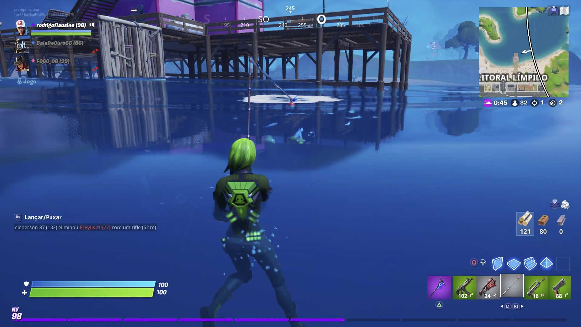 litoral límpido fortnite
