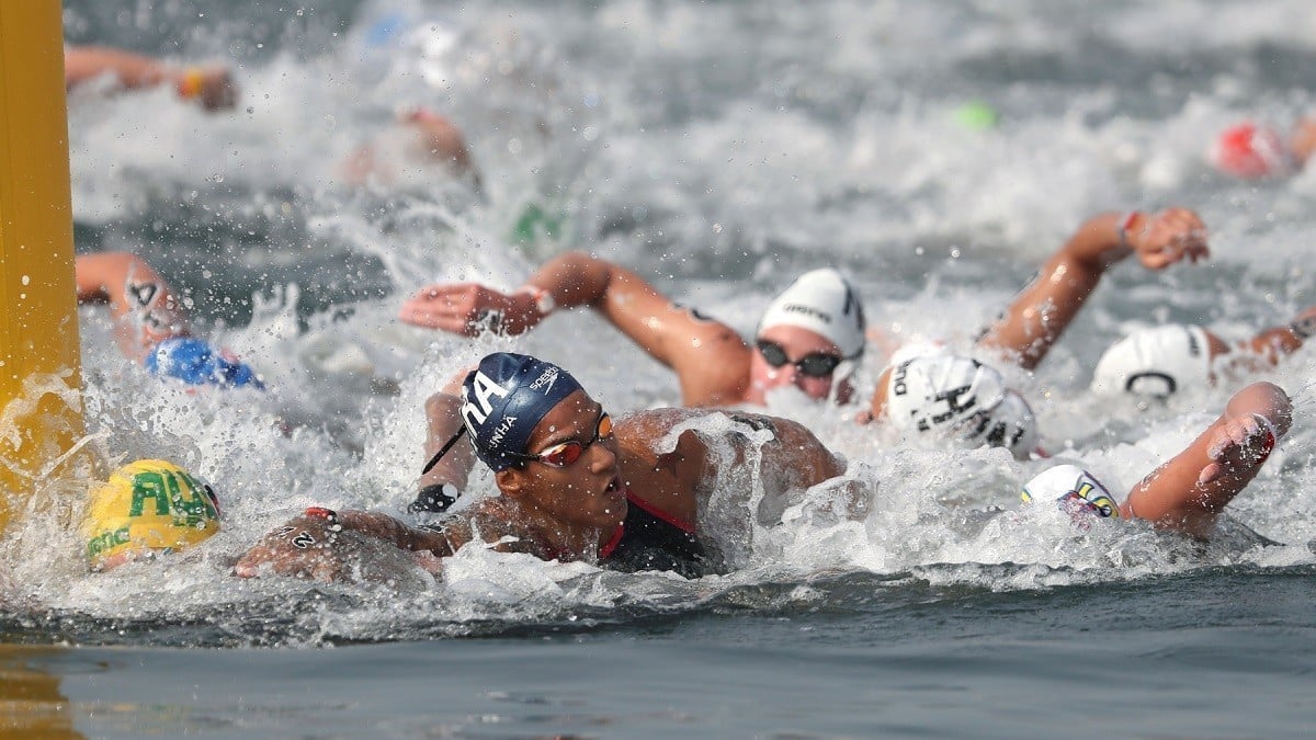 Maratona 10 km é única prova olímpica da natação fora das piscinas