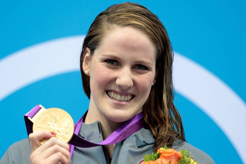 Missy Franklin campeã olímpica em Londres 2012