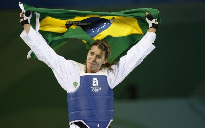 Natália Falavigna medalhista de bronze no Taekwondo nos Jogos Olímpicos de Pequim