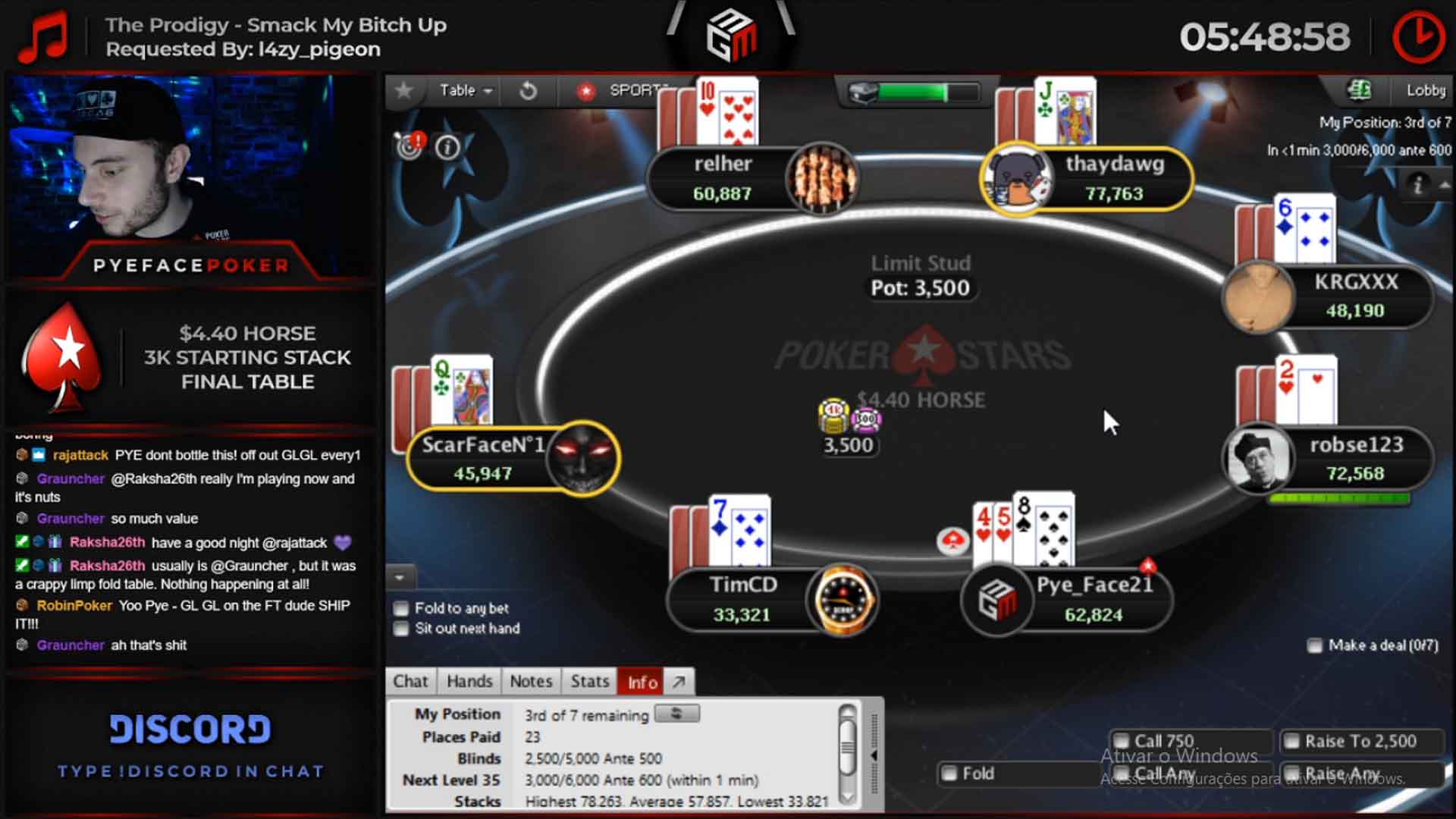o que são streams de poker