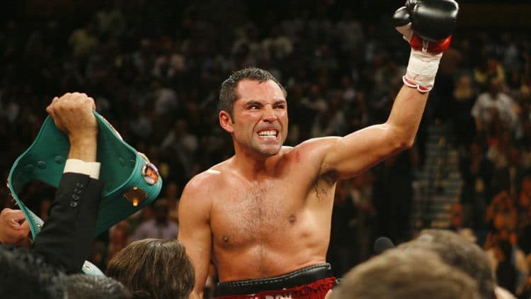 Oscar de la Hoya boxeador
