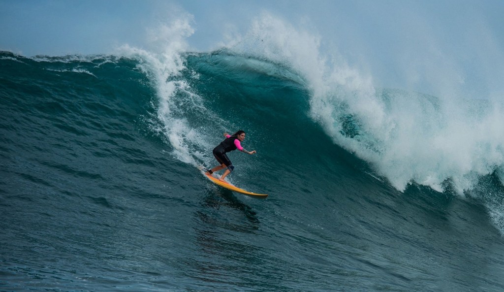 Silvia Nabuco surfista de ondas gigantes