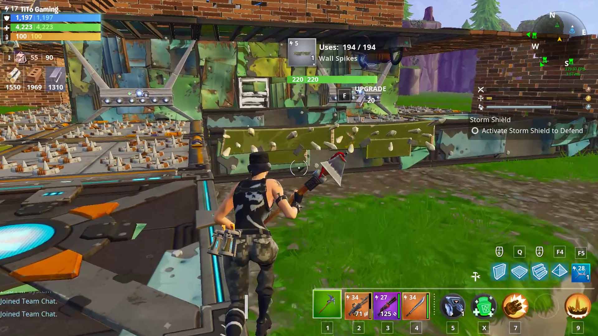 v bucks defesa escudo fortnite