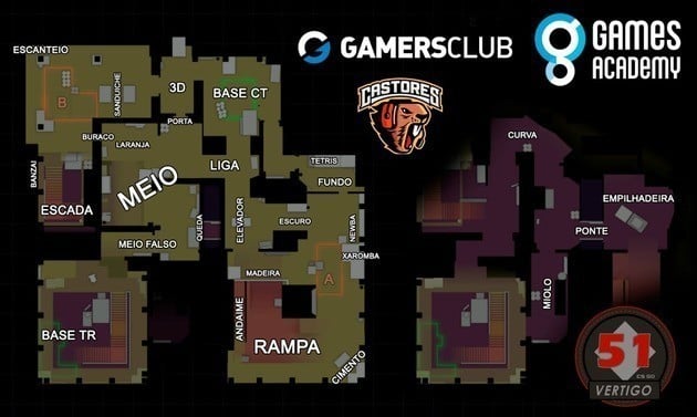 posições da vertigo csgo