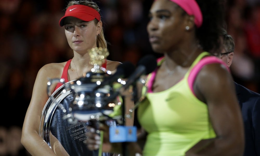 Maria Sharapova e Serena Williams