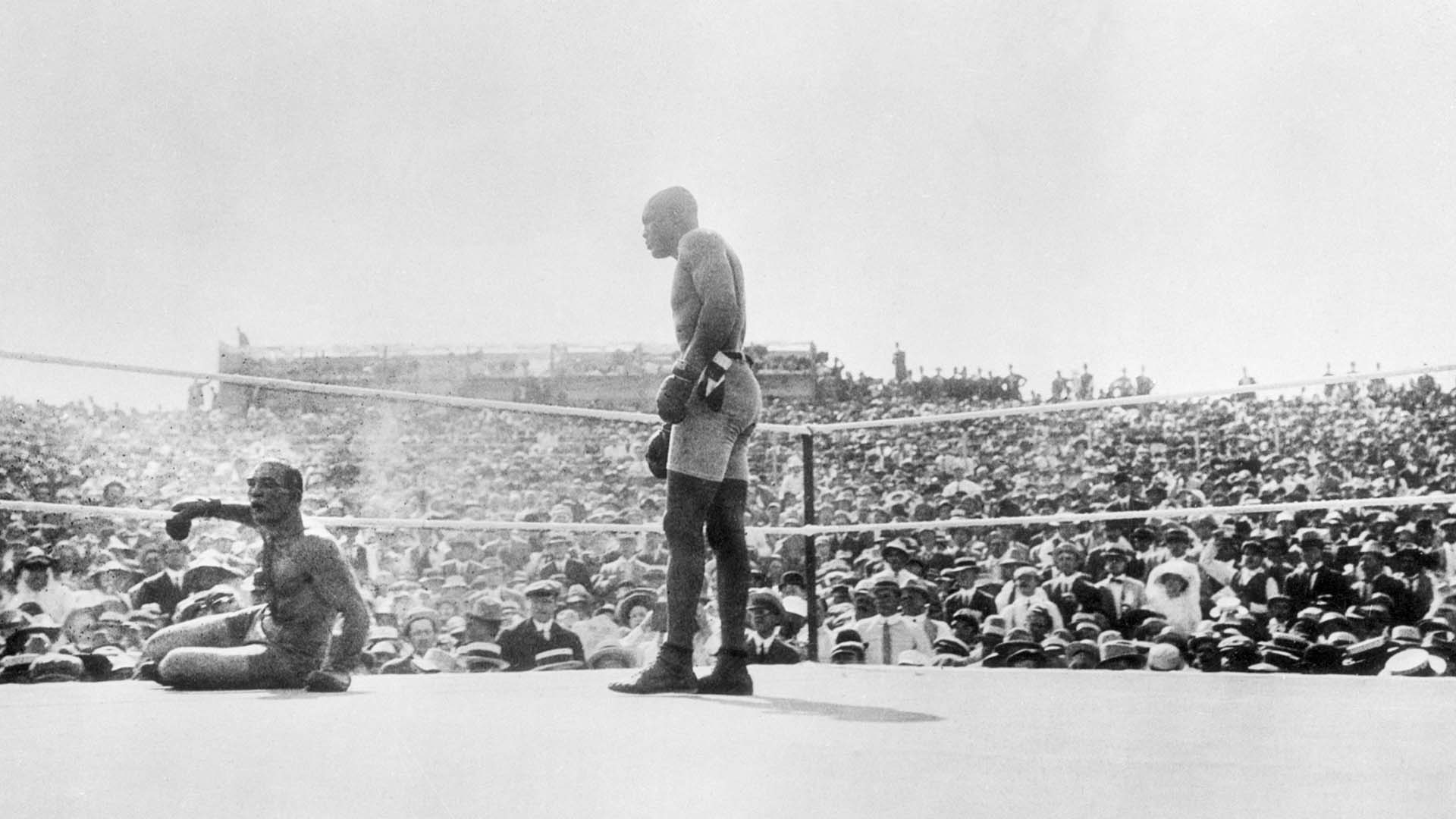 melhores lutas de boxe Jack Johnson x James Jeffries