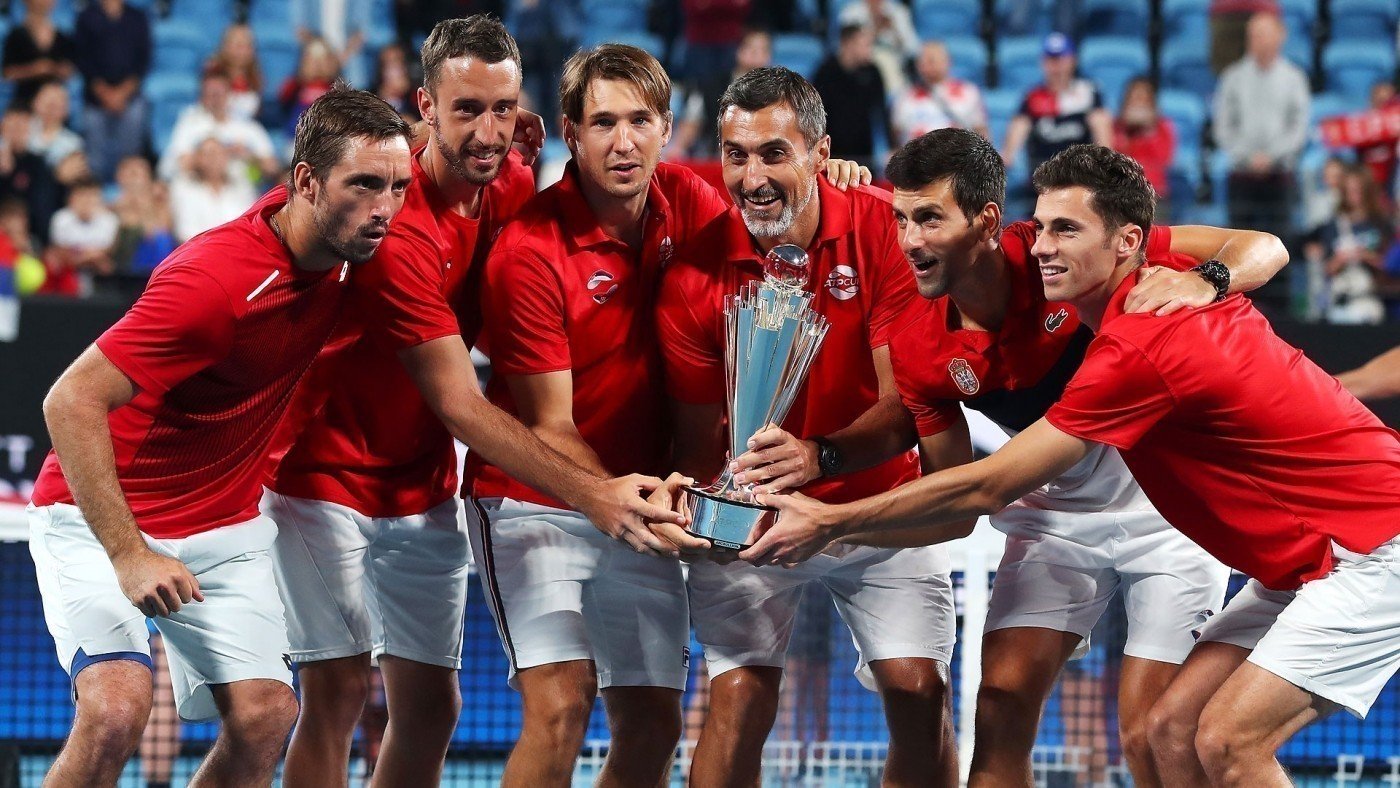 Sérvia campeã da ATP Cup em 2020