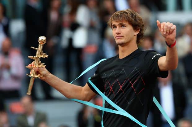 Alexander Zverev campeão do Masters 1000 de Madri em 2018