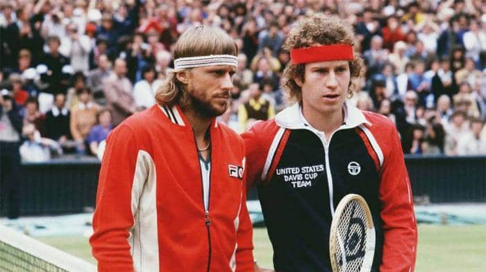 Bjorn Borg e John McEnroe maiores rivalidades do tênis
