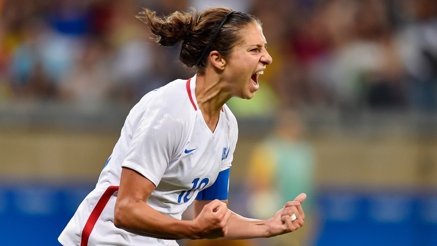 Carli Lloyd melhores jogadoras de futebol da história