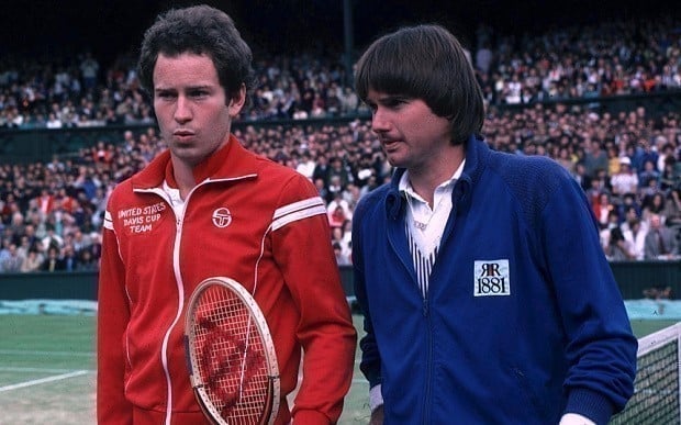 John McEnroe e Jimmy Connors maiores rivalidades do tênis