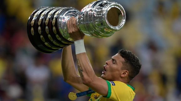Thiago Silva na Copa América de 2019