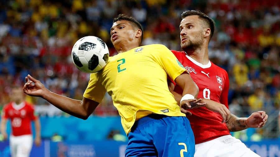 Thiago Silva na Copa do Mundo de 2018