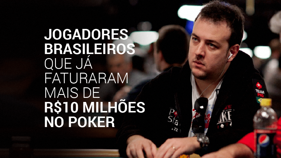 Conheça os jogadores brasileiros que já faturaram mais de R$ 10 milhões no poker ao vivo