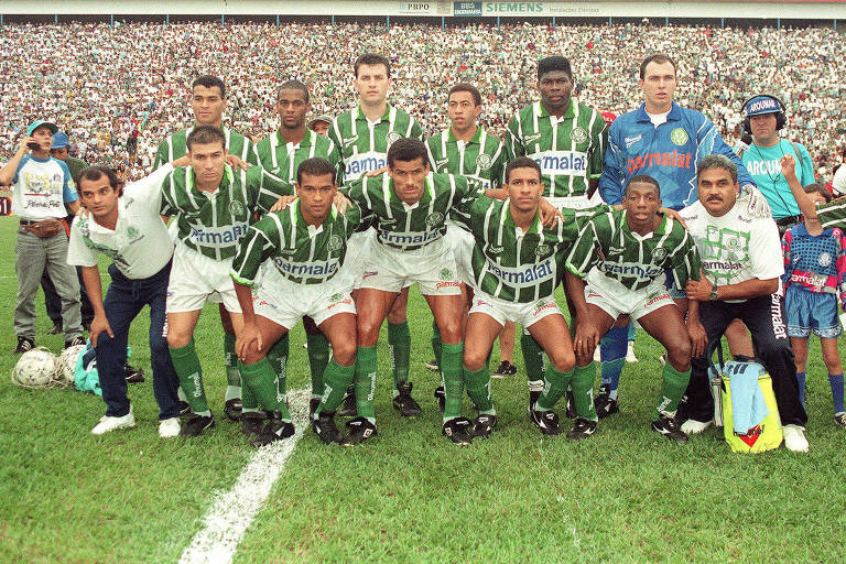 A foto do título do Campeonato Paulista de 1996