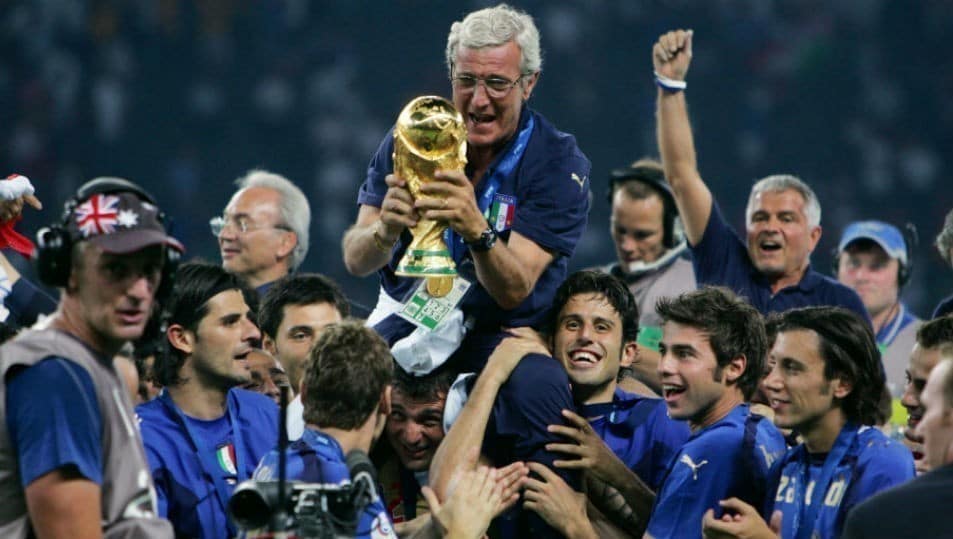 Marcello Lippi técnico da Itália na Copa de 2006