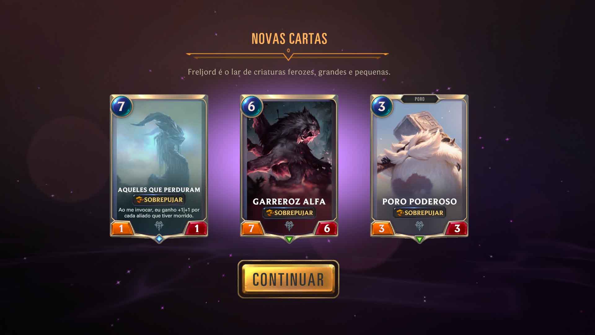 baralhos legends of runeterra