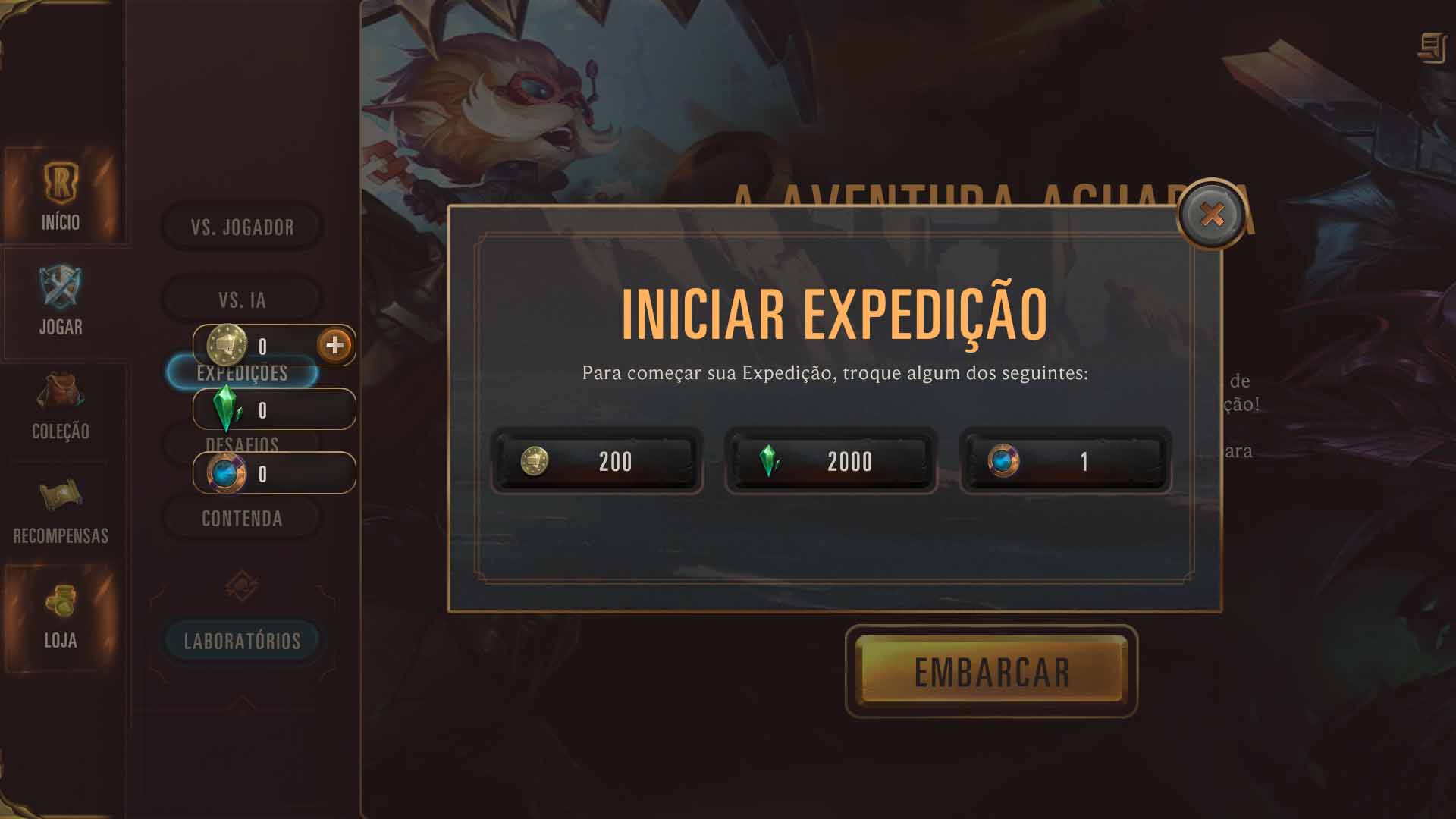 expedicao legends of runeterra