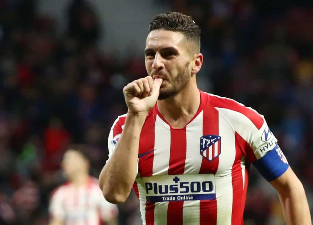 Koke melhores meias da Espanha