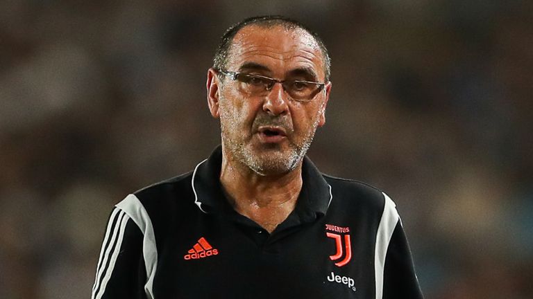 Maurizio Sarri técnico da Juventus