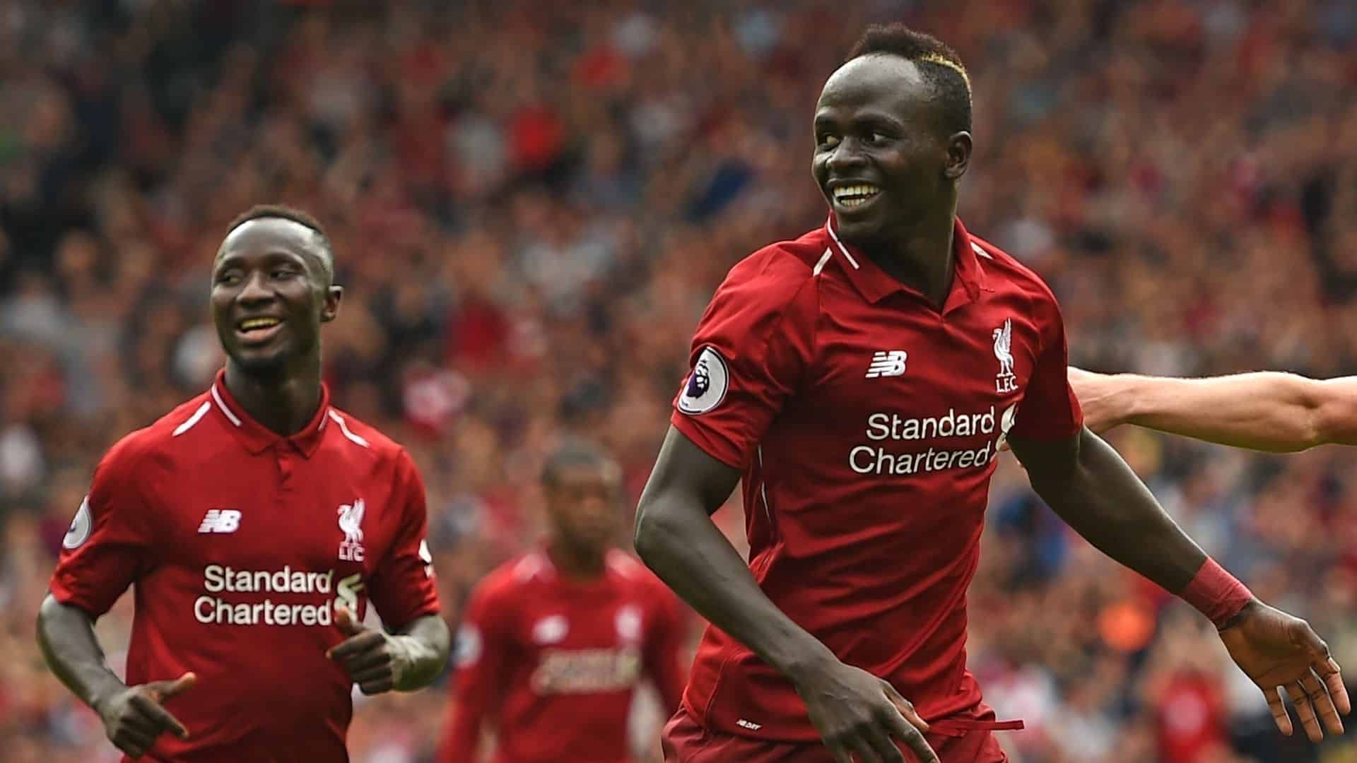 Mané e Keïta no Liverpool