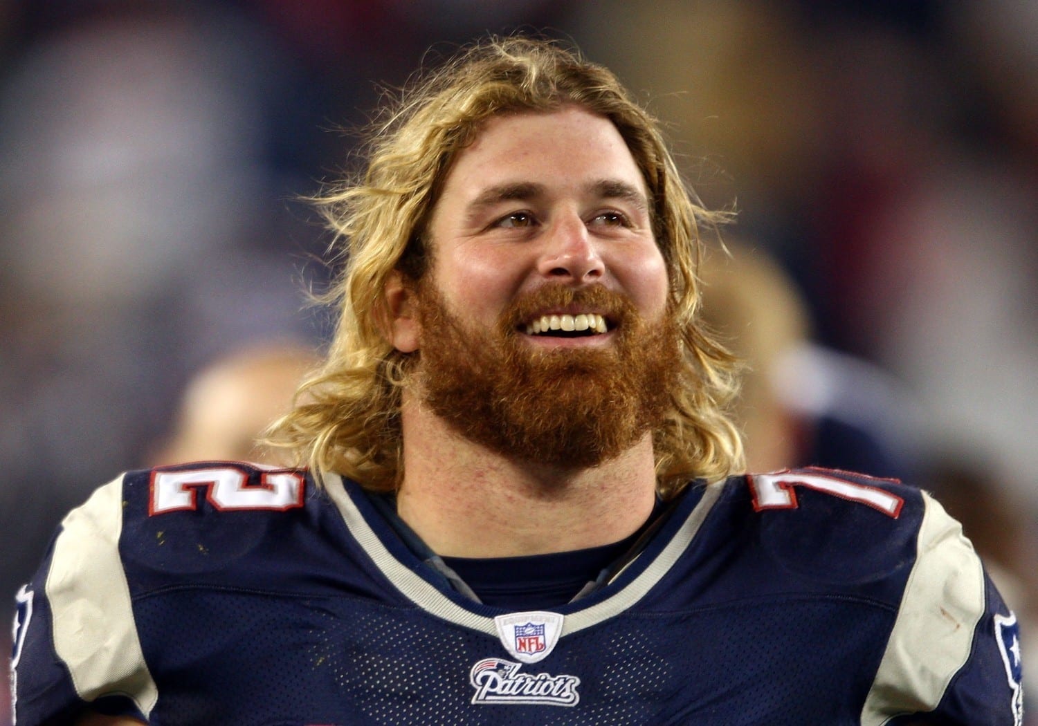 Matt Light durante jogo do New England Patriots