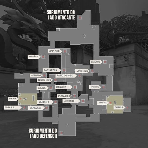 Mapa Ascent do Valorant