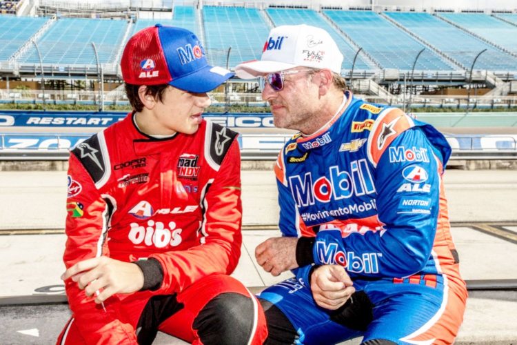 Dudu e Rubens Barrichello