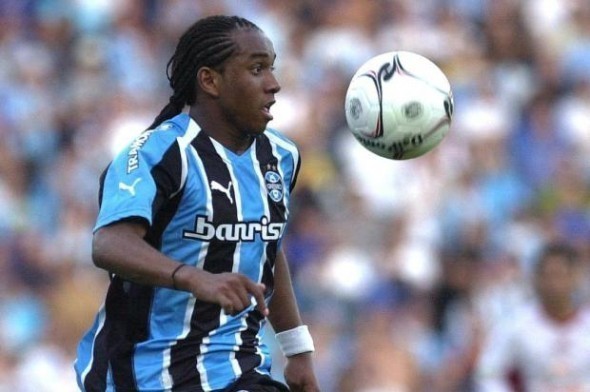 Anderson com a camisa do Grêmio