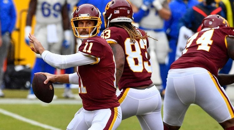 Alex Smith em atuação na NFL 2020