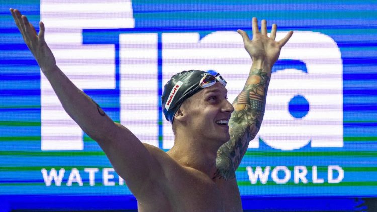 Comemoração de Caeleb Dressel
