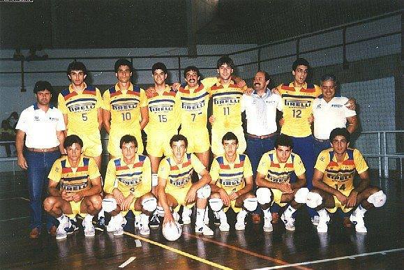 Imagem do time da Pirelli de 1983