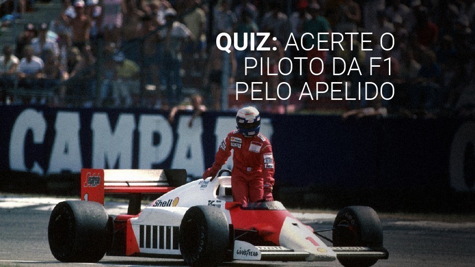 Quiz: Tente adivinhar o piloto de Fórmula 1 pelo apelido!