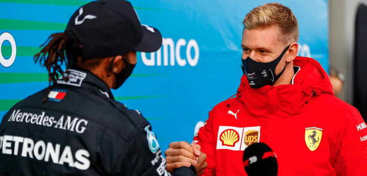 Lewis Hamilton e Mick Schumacher